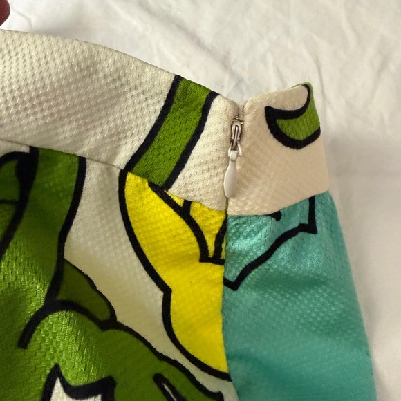 Vintage MOSCHINO CHEAP & CHIC Mod Floral Mini Skirt Flare RARE 8 - Picture 9 of 14
